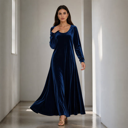 Women's Elegant Long Sleeve Maxi Dress