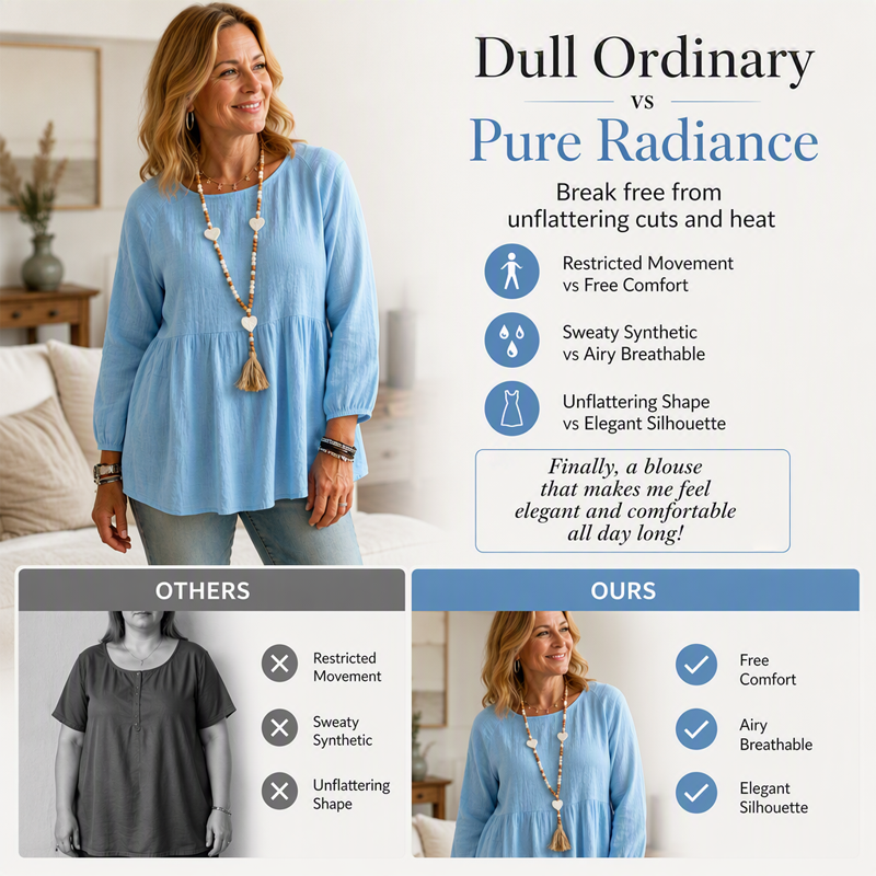 Women's Casual Loose Babydoll Top