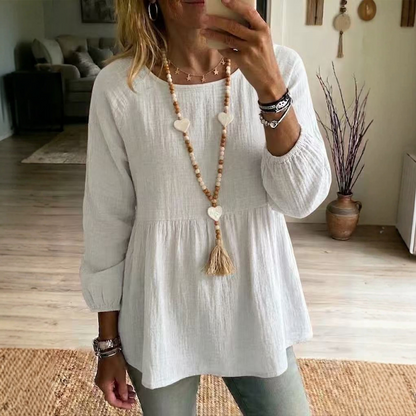 Women's Casual Loose Babydoll Top