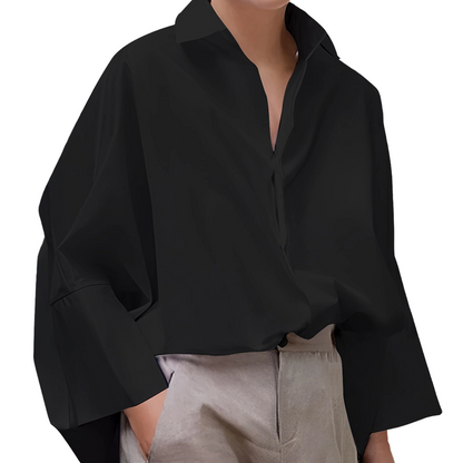 💖Hot Sale 50% OFF!Women's Loose Fit Button-Down Shirt