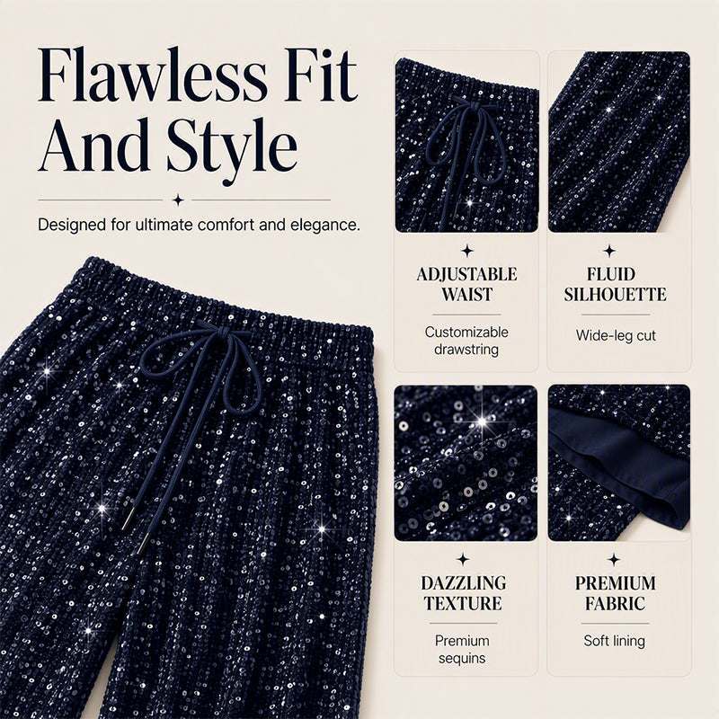 ✨Women's Elastic Waist Straight-Leg Pants