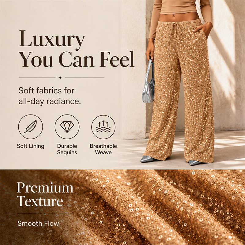 ✨Women's Elastic Waist Straight-Leg Pants