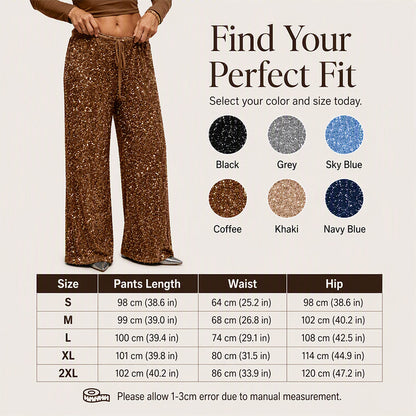 ✨Women's Elastic Waist Straight-Leg Pants