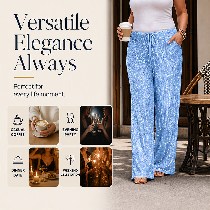 ✨Women's Elastic Waist Straight-Leg Pants