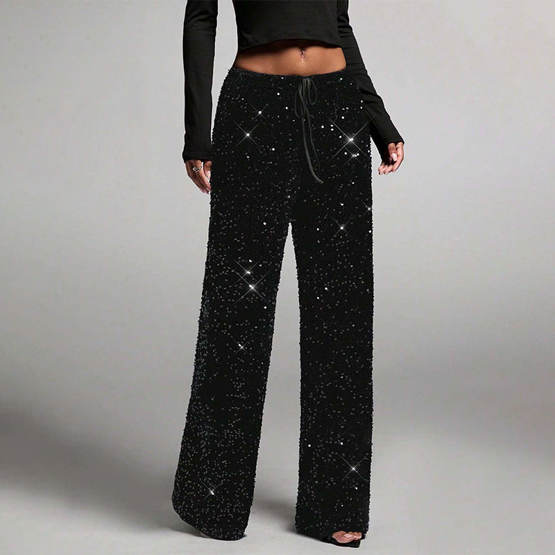 ✨Women's Elastic Waist Straight-Leg Pants