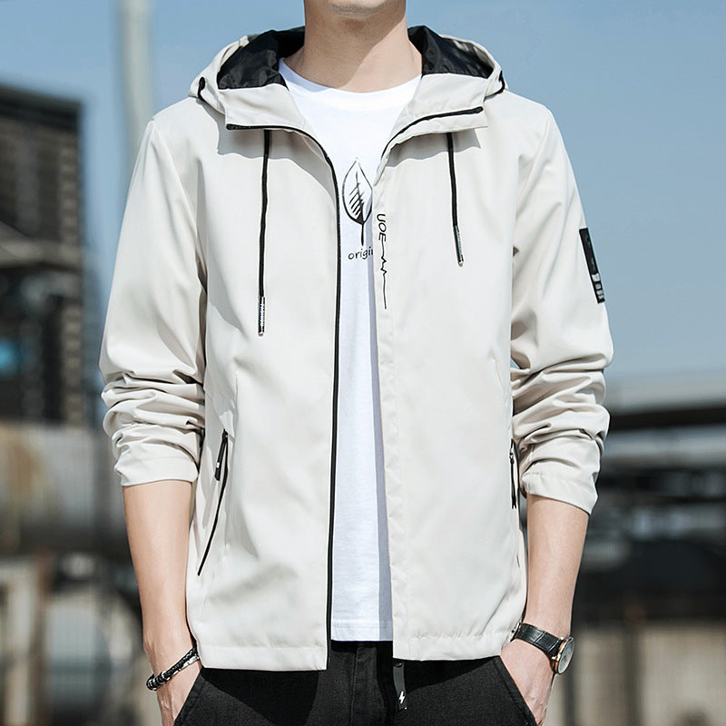 🧥Seasonal Style - Waterproof Hooded Jacket – Rain-Ready Outerwear for Commutes & Casual Outings