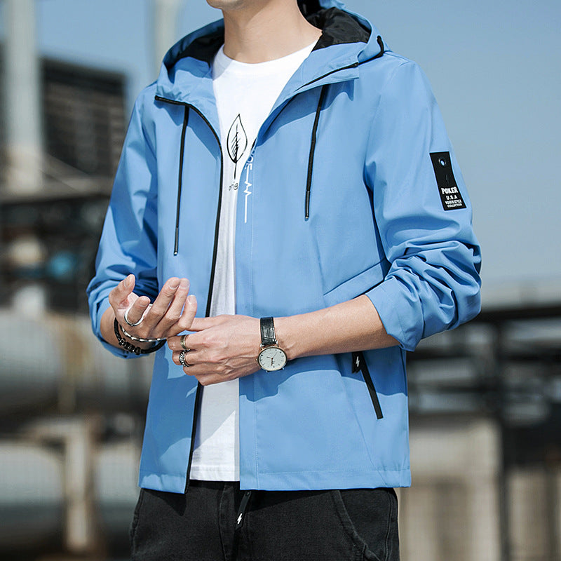 🧥Seasonal Style - Waterproof Hooded Jacket – Rain-Ready Outerwear for Commutes & Casual Outings