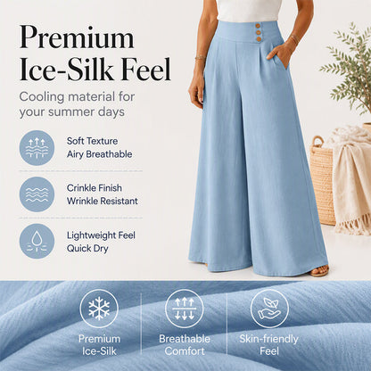 👖 Women's Loose Flowy Wide-Leg Pants– Relaxed Fit Everyday Pants For Effortless Comfort & Style 🤍