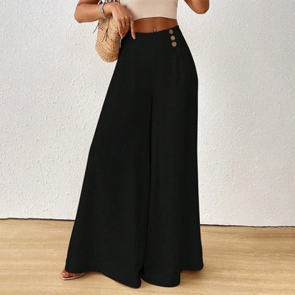 👖 Women's Loose Flowy Wide-Leg Pants– Relaxed Fit Everyday Pants For Effortless Comfort & Style 🤍