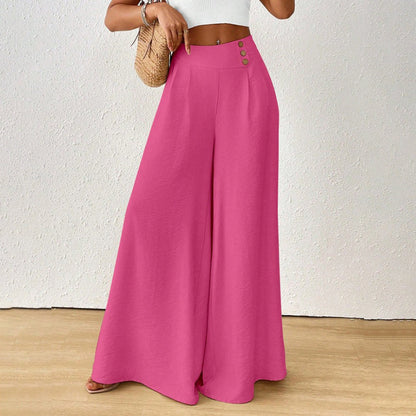 👖 Women's Loose Flowy Wide-Leg Pants– Relaxed Fit Everyday Pants For Effortless Comfort & Style 🤍