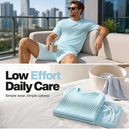 Men's Casual T-Shirt & Shorts 2-Piece Set