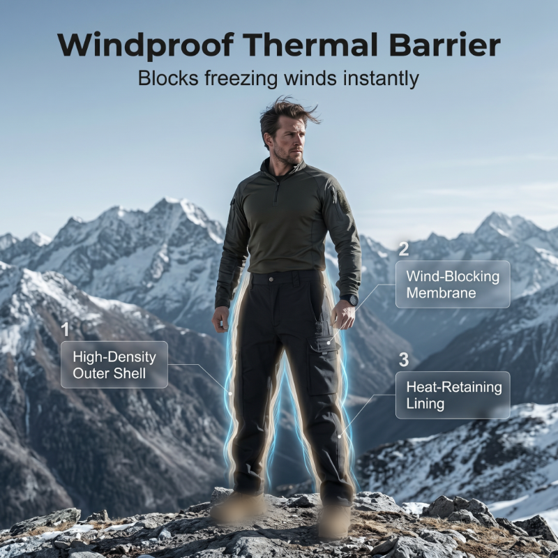 💖50% OFF💖Men's Outdoor Warm Multi-Pocket Hiking Pants