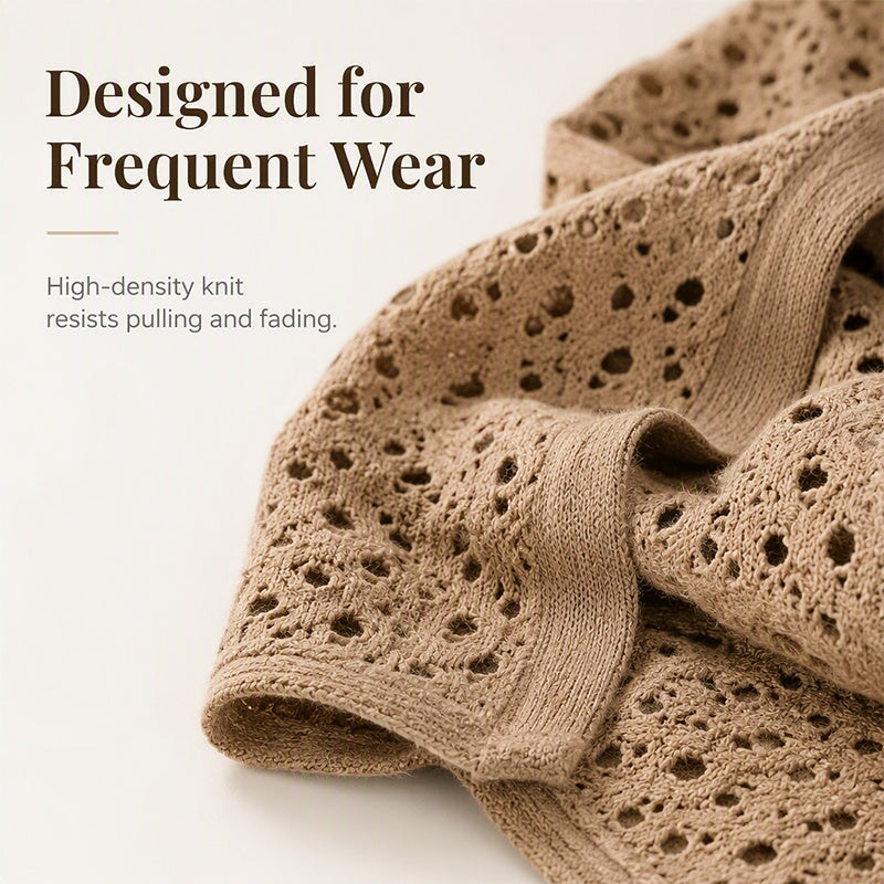 🌸 50% OFF TODAY! 👗 The Easy Summer Layer You’ll Wear Everywhere ✨ Lightweight Openwork Cardigan for Holidays, Evenings & Everyday Outfits