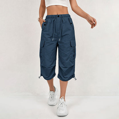 Hot Sale 50% OFF💖Women’s Lightweight Quick Dry Cargo Capri Trousers, Utility Everyday Outdoor Pants
