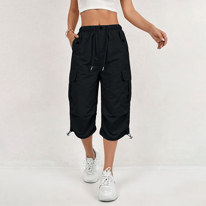 Hot Sale 50% OFF💖Women’s Lightweight Quick Dry Cargo Capri Trousers, Utility Everyday Outdoor Pants