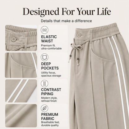Women's Wide-Leg Drawstring Pants