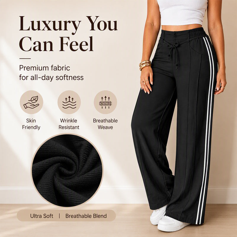 Women's Wide-Leg Drawstring Pants