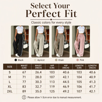 Women's Wide-Leg Drawstring Pants