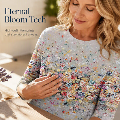 👚🎨Women's Fashion Printed Crew Neck T-Shirt – Easy Style for Everyday Looks