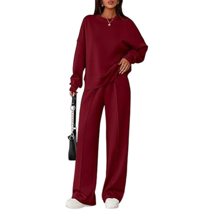 🍁New Fall Collection-Women's Two-Piece Long Sleeve Casual Sweatsuit Set