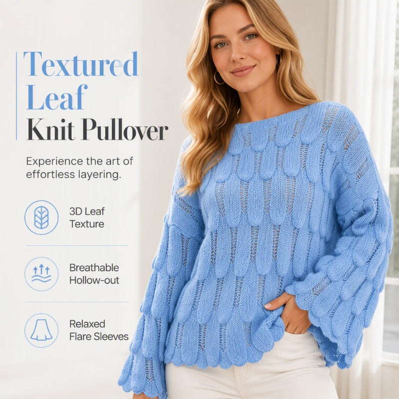 🍁New Fall Collection-Women's Hollow Out Slouchy Knit Sweater