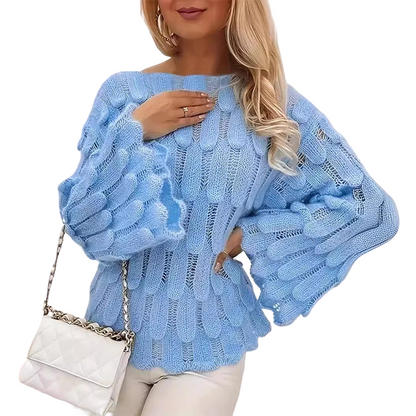 🍁New Fall Collection-Women's Hollow Out Slouchy Knit Sweater