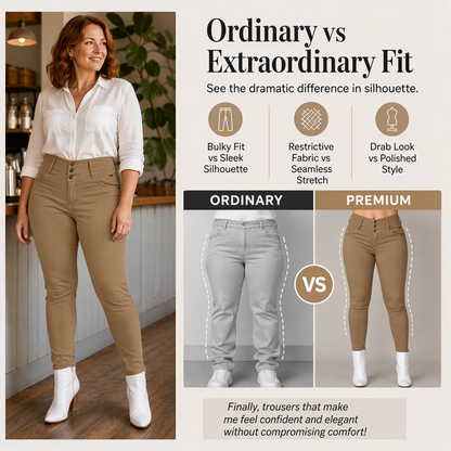 ✨ Women’s Stretch High-Waist Skinny Pants – Flattering Fit & Everyday Comfort