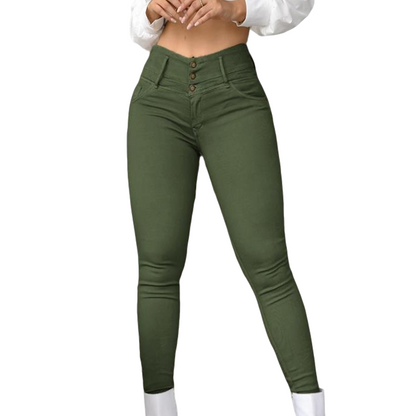 ✨ Women’s Stretch High-Waist Skinny Pants – Flattering Fit & Everyday Comfort