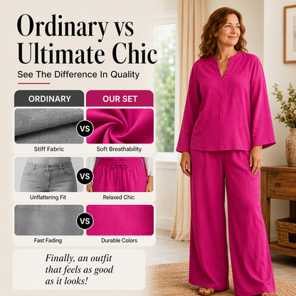 👖 LIMITED-TIME 50% OFF! ✨ Women's Lightweight Breathable 2-Piece Set