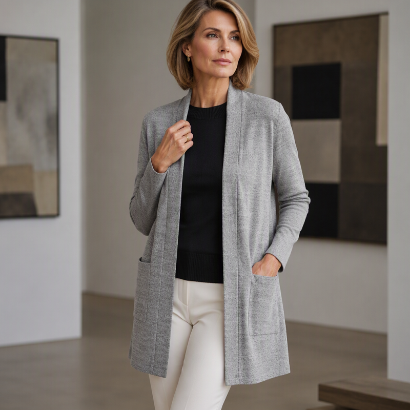 🍁New Fall Collection-Women's Casual Open Front Cardigan with Pockets