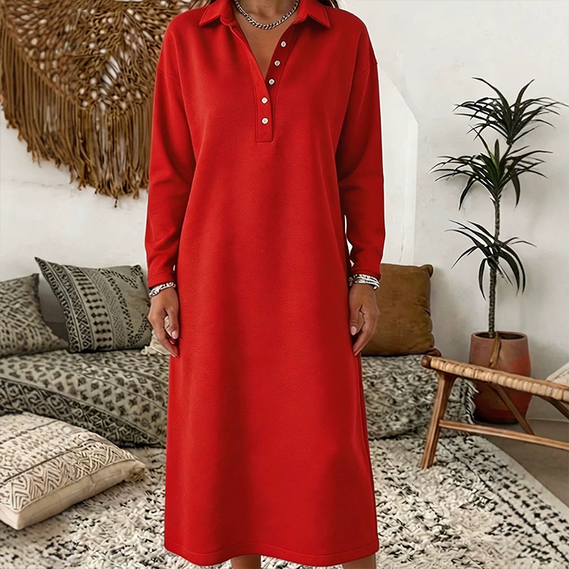 Hot Sale 56% OFF💖Women's Long Sleeve Knit Sweatshirt Dress