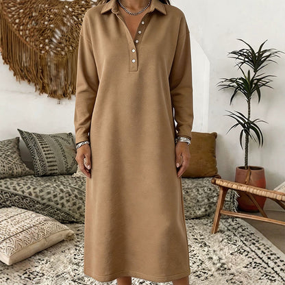 Hot Sale 56% OFF💖Women's Long Sleeve Knit Sweatshirt Dress