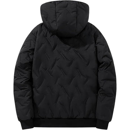 ❄️ Men’s Warm Zipper Hooded Coat – Winter Comfort Meets Everyday Style