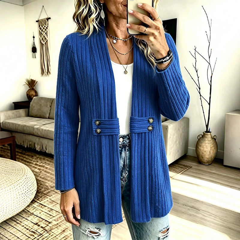 🍂 Women’s Ribbed Knit Cardigan Sweater – Cozy Comfort Meets Effortless Autumn Style