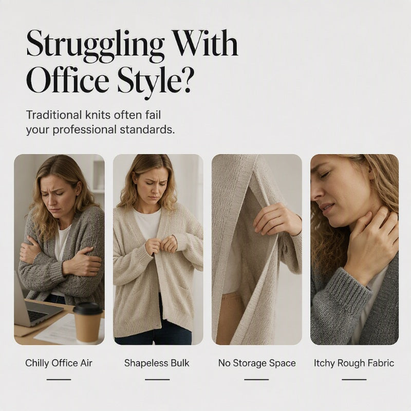 🏆Bestseller 🧥 Knit Lapel Cardigan – Timeless Silhouette & Effortless Elegance for Every Look