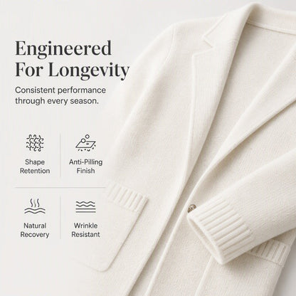 🏆Bestseller 🧥 Knit Lapel Cardigan – Timeless Silhouette & Effortless Elegance for Every Look