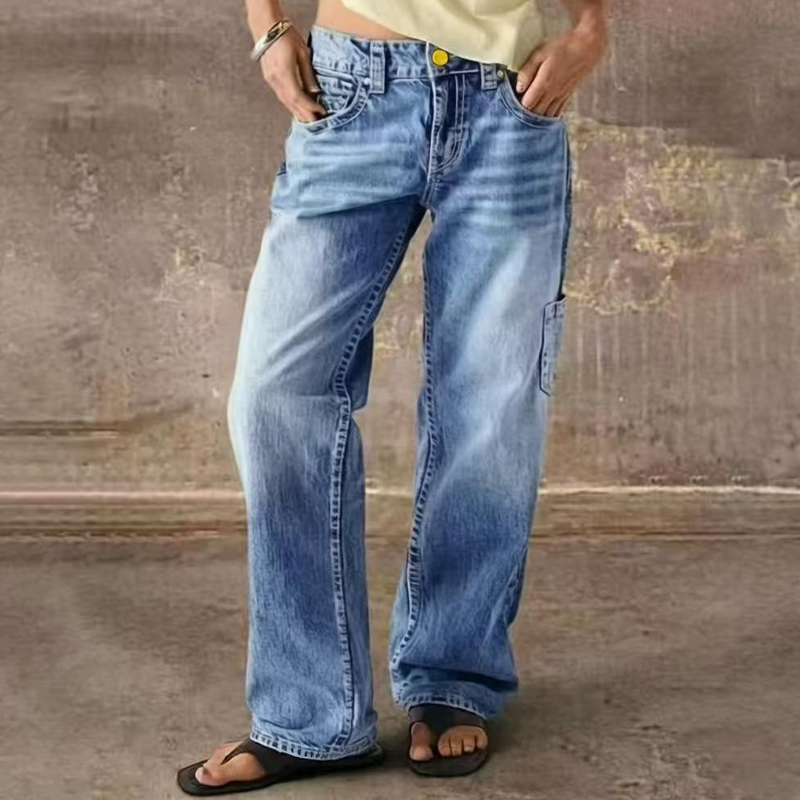 📢50% OFF !! ⏰Women’s Casual Loose Fit Straight Leg Jeans