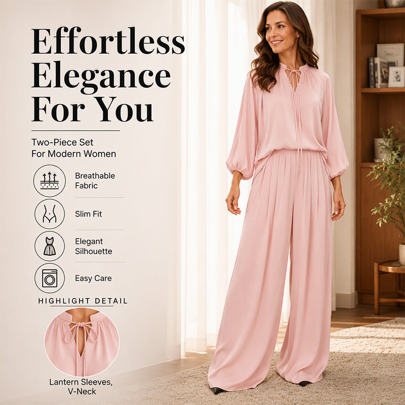👚 Women's Casual Loose Top & Trousers Set – Effortless Autumn Comfort & Style