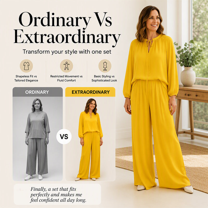 👚 Women's Casual Loose Top & Trousers Set – Effortless Autumn Comfort & Style