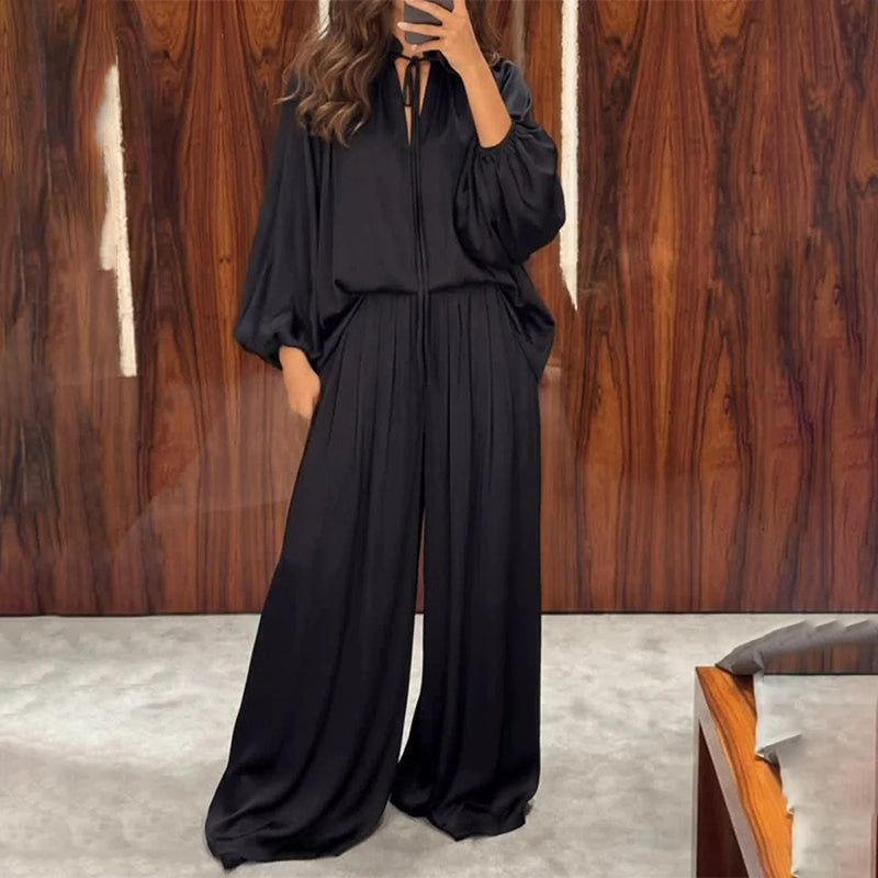 👚 Women's Casual Loose Top & Trousers Set – Effortless Autumn Comfort & Style