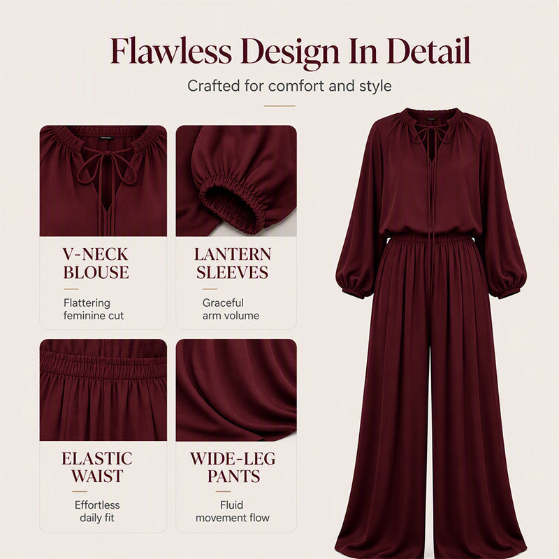 👚 Women's Casual Loose Top & Trousers Set – Effortless Autumn Comfort & Style