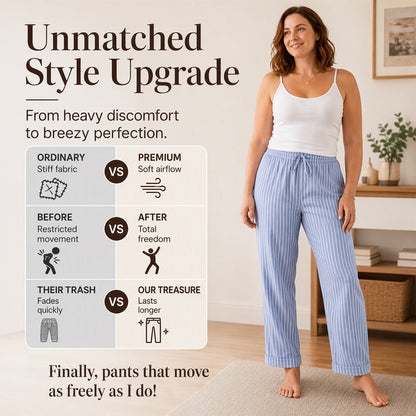 🍂 Women's Cotton Linen Loose Pants – Relaxed Comfort & Effortless Autumn Style