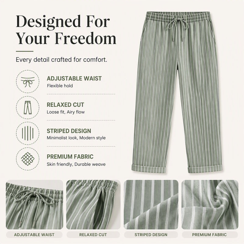 🍂 Women's Cotton Linen Loose Pants – Relaxed Comfort & Effortless Autumn Style