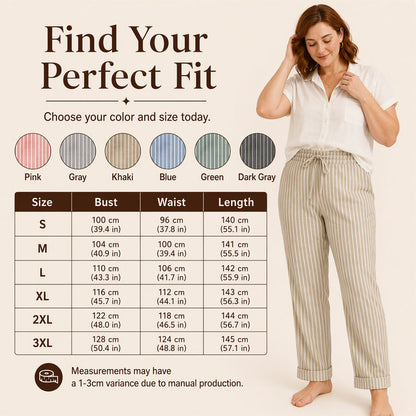 🍂 Women's Cotton Linen Loose Pants – Relaxed Comfort & Effortless Autumn Style