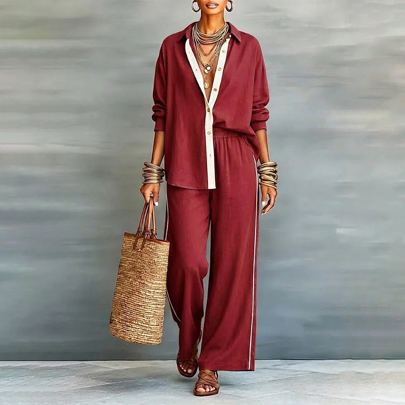 🍂 Women’s Casual 2-Piece Set – Effortless Autumn Style & Everyday Comfort