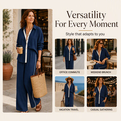 🍂 Women’s Casual 2-Piece Set – Effortless Autumn Style & Everyday Comfort