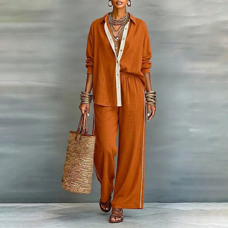 🍂 Women’s Casual 2-Piece Set – Effortless Autumn Style & Everyday Comfort