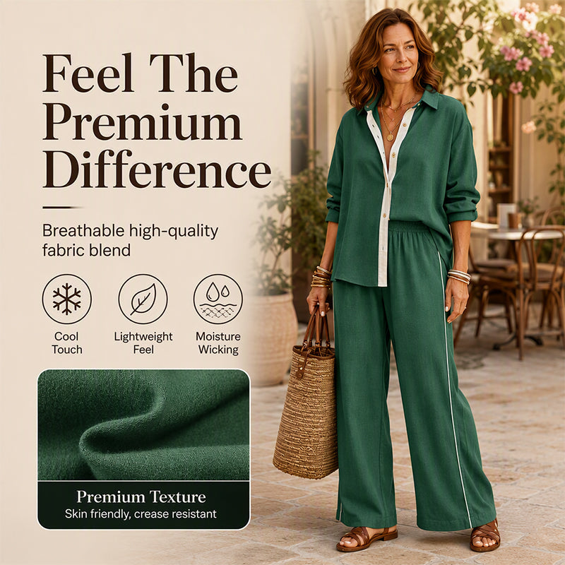 🍂 Women’s Casual 2-Piece Set – Effortless Autumn Style & Everyday Comfort