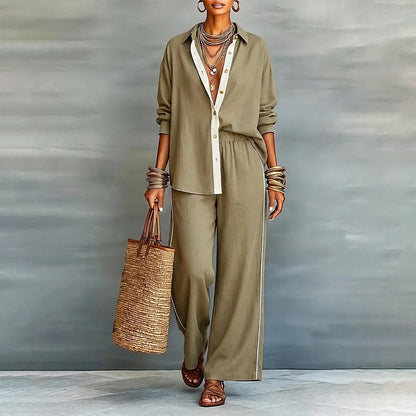 🍂 Women’s Casual 2-Piece Set – Effortless Autumn Style & Everyday Comfort
