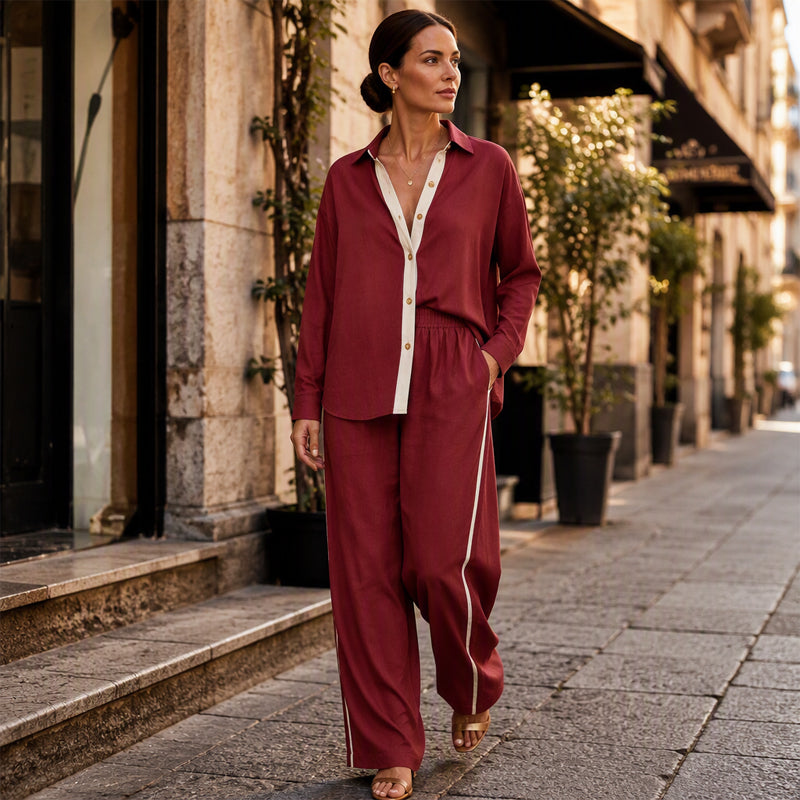 🍂 Women’s Casual 2-Piece Set – Effortless Autumn Style & Everyday Comfort